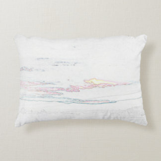 City pencil art decorative cushion