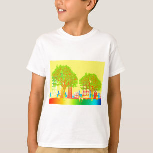 City People Rainbow Colourful Destiny T-Shirt