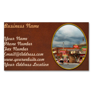 City - Phoenix AZ - Pop Culture 1940 Magnetic Business Card