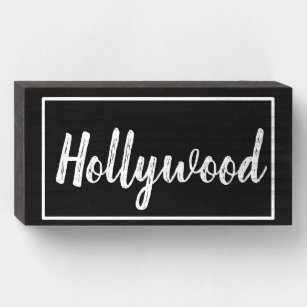 City Pride Hollywood - Wooden Block Sign