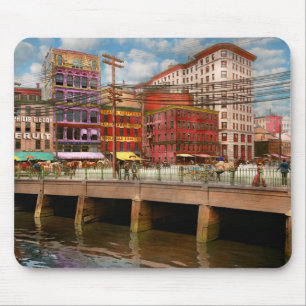 City - Providence RI - Crawford Street Bridge 1906 Mouse Pad