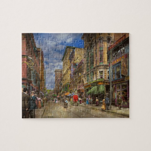 City - Providence RI - Living in the city 1906 Jigsaw Puzzle (Horizontal)