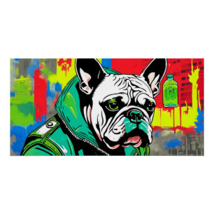 CITY PUNK BULLDOG 4 POSTER