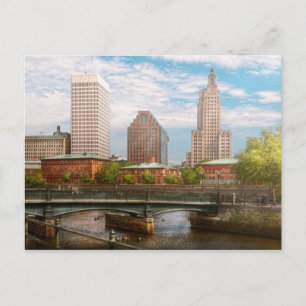City - RI - Providence - The city of Providence Postcard