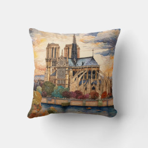 City Road Old House Architecture #77 Cushion