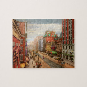 City - Rochester NY - National Theatre 1908 Jigsaw Puzzle