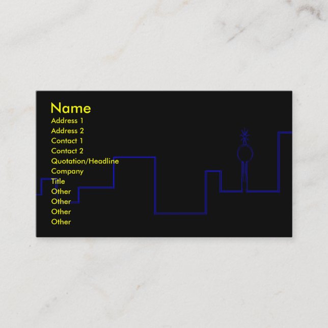 City Scape Business Card (Front)