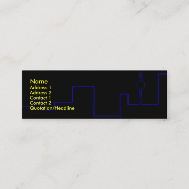 City Scape Business Card (Front)