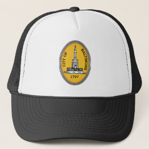 City Seal of Baltimore, Maryland Trucker Hat