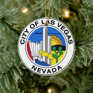 City Seal of Las Vegas (Nevada) Ceramic Ornament
