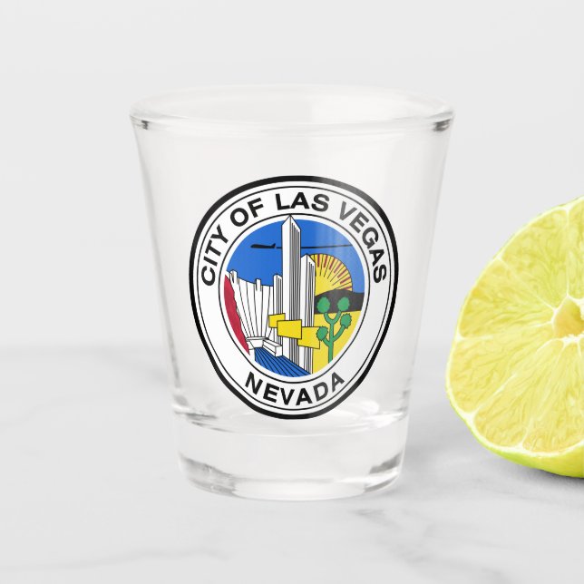 City Seal of Las Vegas (Nevada) Shot Glass (Front)