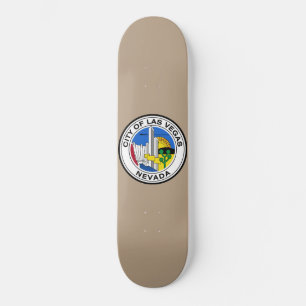 City Seal of Las Vegas (Nevada) Skateboard
