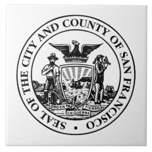 City Seal of San Francisco (California, USA) Ceramic Tile