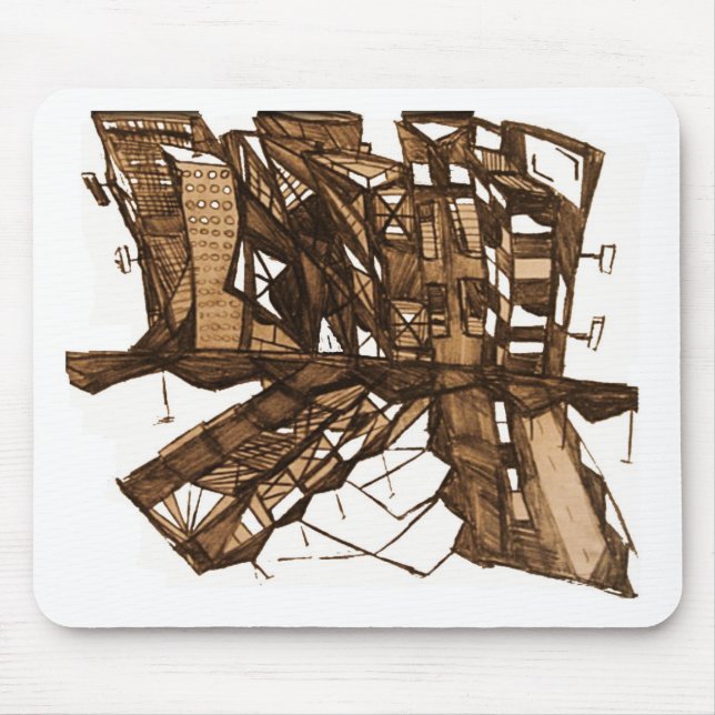 city shadow mouse pad (Front)