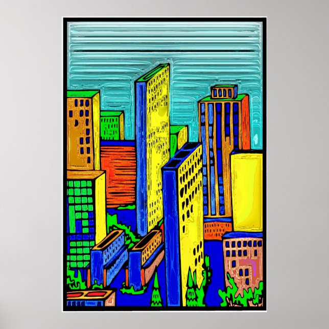 City Skyline 14 Poster (Front)
