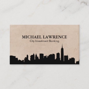 City Skyline Business Card