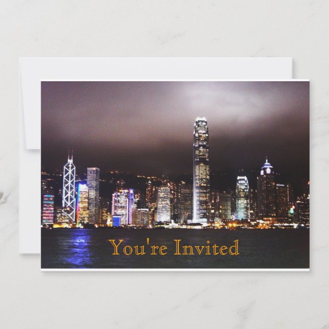 City Skyline Invitation (Front)