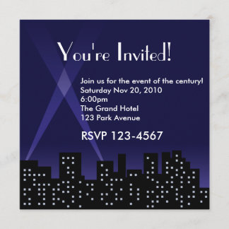 City Skyline Invitation
