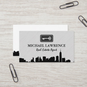 City Skyline   Key Business Card