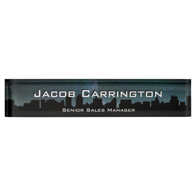 City Skyline Nameplate (Front)
