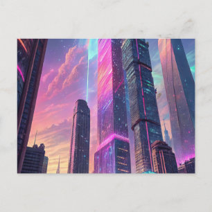 City Skyline New Year Eve Card