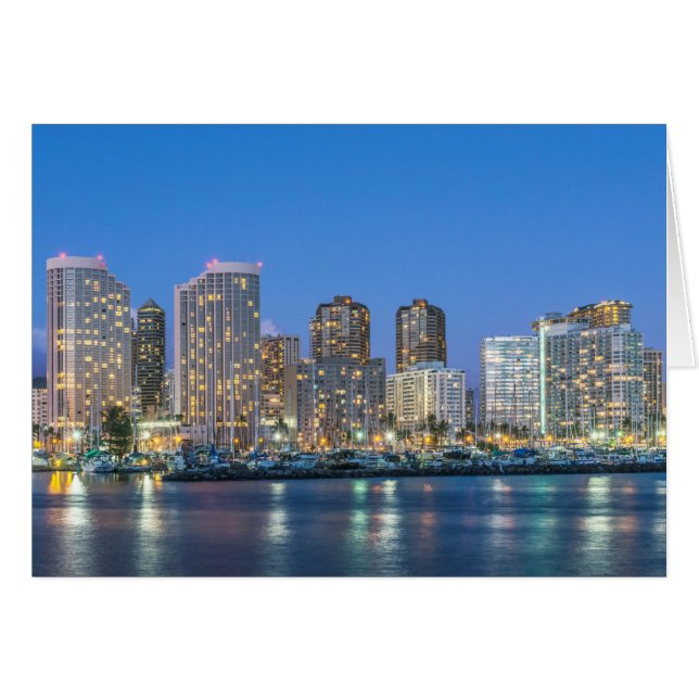 City Skyline of Waikiki (Front Horizontal)