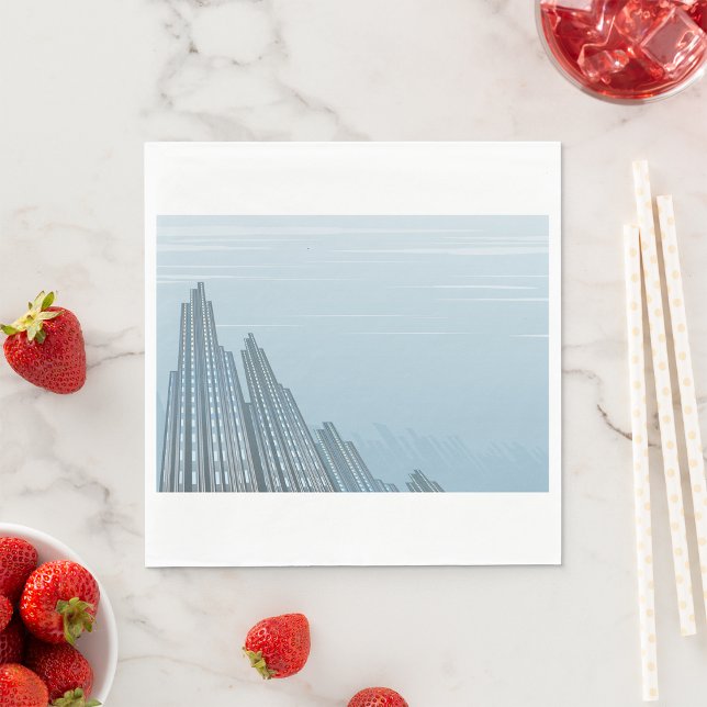 City Skyscrapers Paper Napkins (Creator Uploaded)
