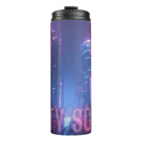 CITY SOUL – Neon Cyberpunk Skyline Design