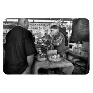 City - South Street Seaport - Apples & Mustard Magnet