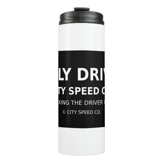 City Speed Co.  – Unlocking the Driver Within Thermal Tumbler (Front)