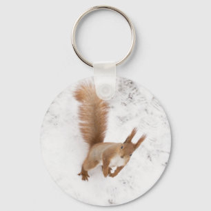 City Squirrel Key Ring