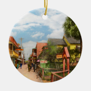 City - St Augustine Florida - Cosy Inn 1908 Ceramic Ornament