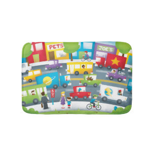 City Street Bath Mat