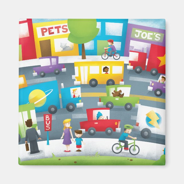 City Street Magnet (Front)