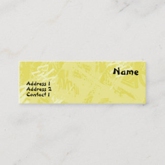 City Street - Skinny Mini Business Card