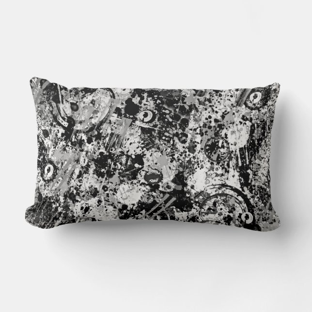 City Streets Graffiti Lumbar Cushion (Front)
