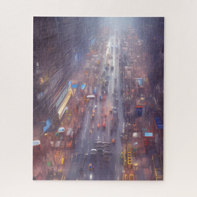 City Streets Jigsaw Puzzle (Vertical)