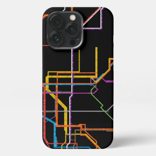 City subway map iPhone 13 pro case