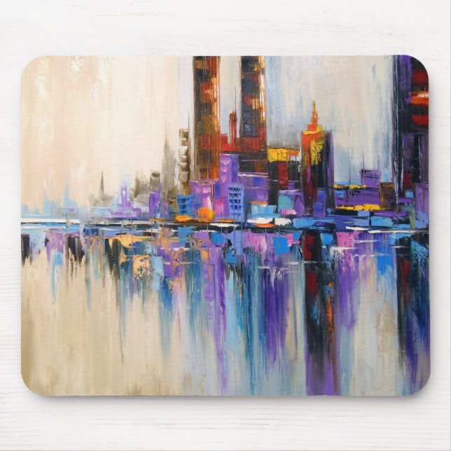 City Tetris Mouse Pad (Front)