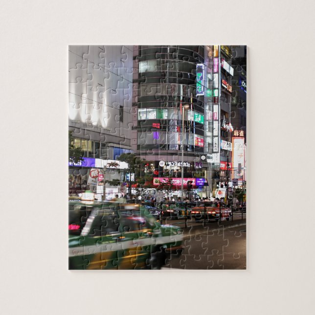 City Tokyo Street View Jigsaw Puzzle (Vertical)