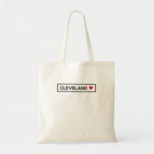 City Town State Country Home I Love Cleveland Tote Bag