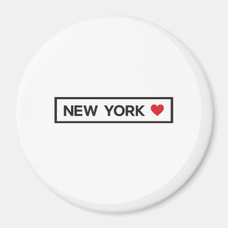 City Town State Country Home I Love New York Magnet