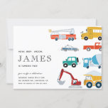 City Transportation Truck Second Birthday Party  Invitation<br><div class="desc">City Transportation Truck Second Birthday Party  Invitation 
Message me for any needed adjustments.</div>