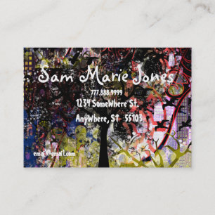 City Tree Grunged - Lite Business Card
