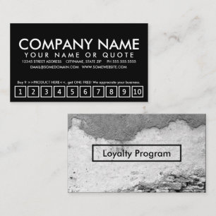 city wall loyalty program card