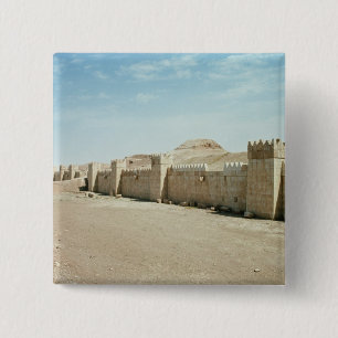 City walls 15 cm square badge