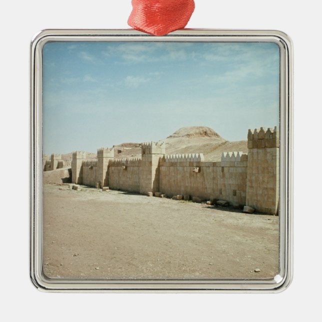 City walls metal tree decoration (Front)