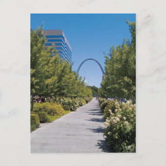 Citygarden Arch View Postcard