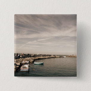 CityScape 15 Cm Square Badge