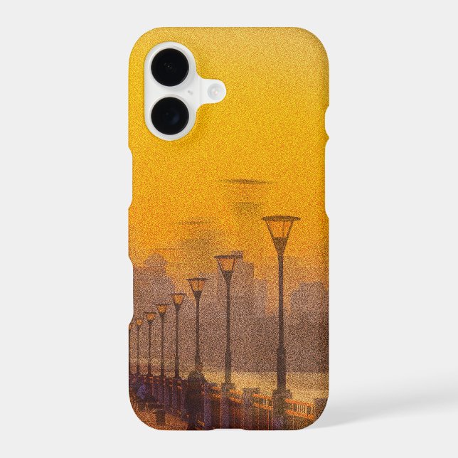 Cityscape at sunset (Back)